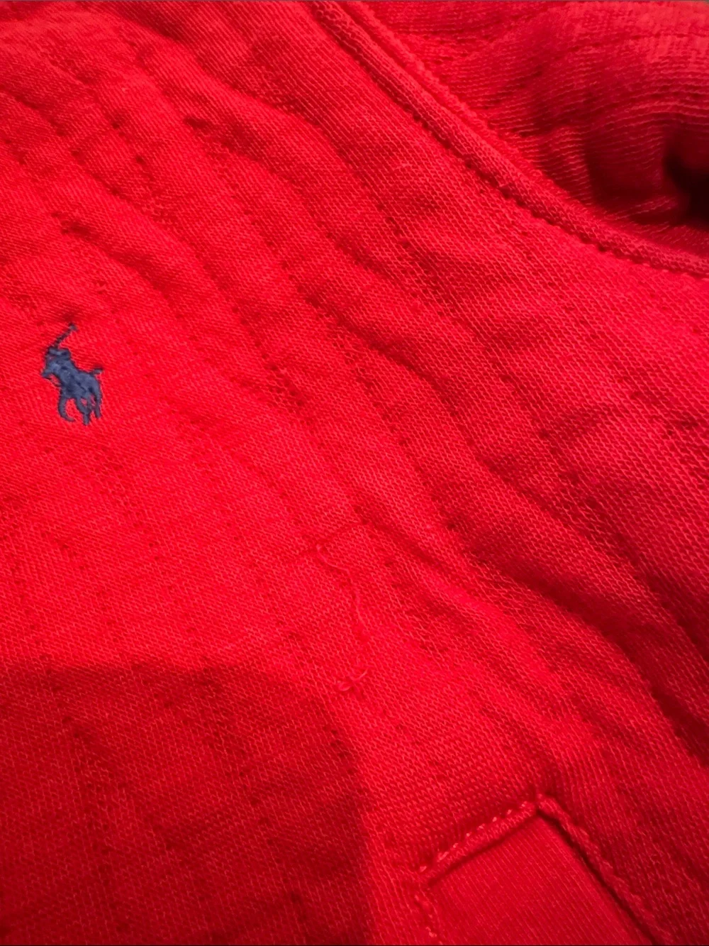 Ralph Lauren Kids Red Quilted Zip Jacket
